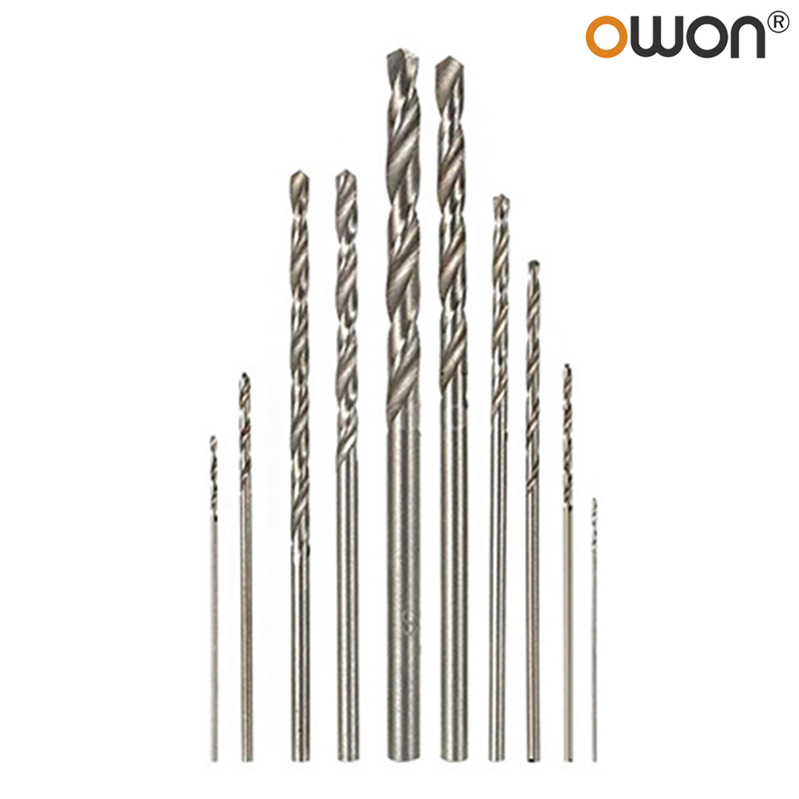 10Pcs Twist Drill Bit Useful Strong Steel High Speed HSS Drill Bit Set for DIY grinding