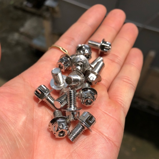 Ốc inox salaya 6li 1phân , gắn cater ,dàn áo... đầu Probot