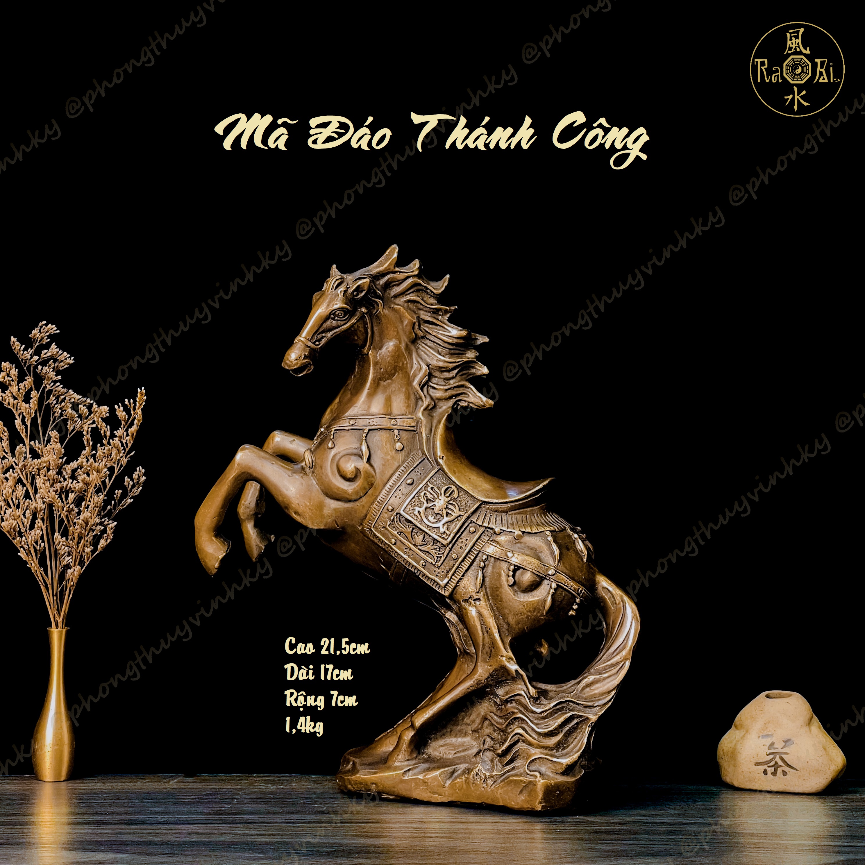 Ngựa đồng - mã đáo thành công - tượng đồng phong thủy