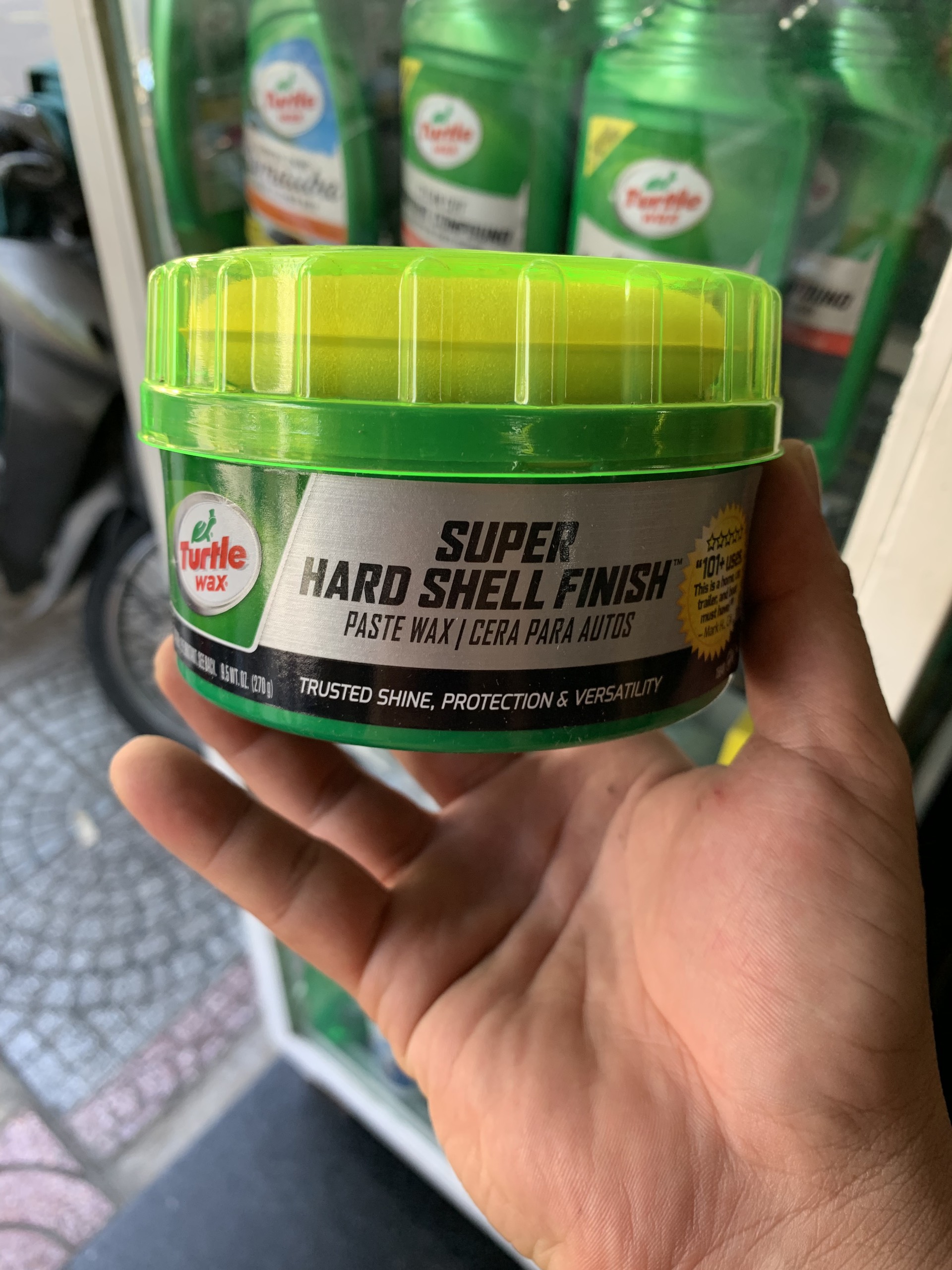 [HCM]PÁT ĐÁNH BÓNG SƠN CON RÙA SUPER HARD SHELL FINISH TURTLE WAX 270G