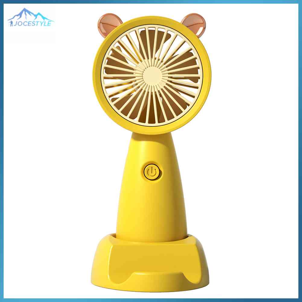 Mini Handheld Fan Pocket Portable USB Home Outdoor Cooling Fan with Base