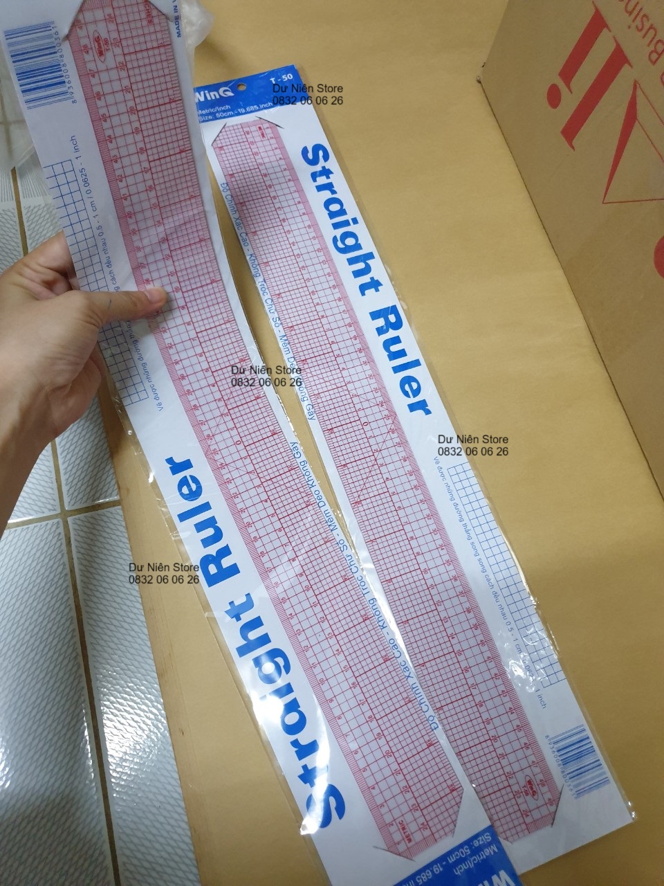Winq T-50 50cm Straight Ruler.