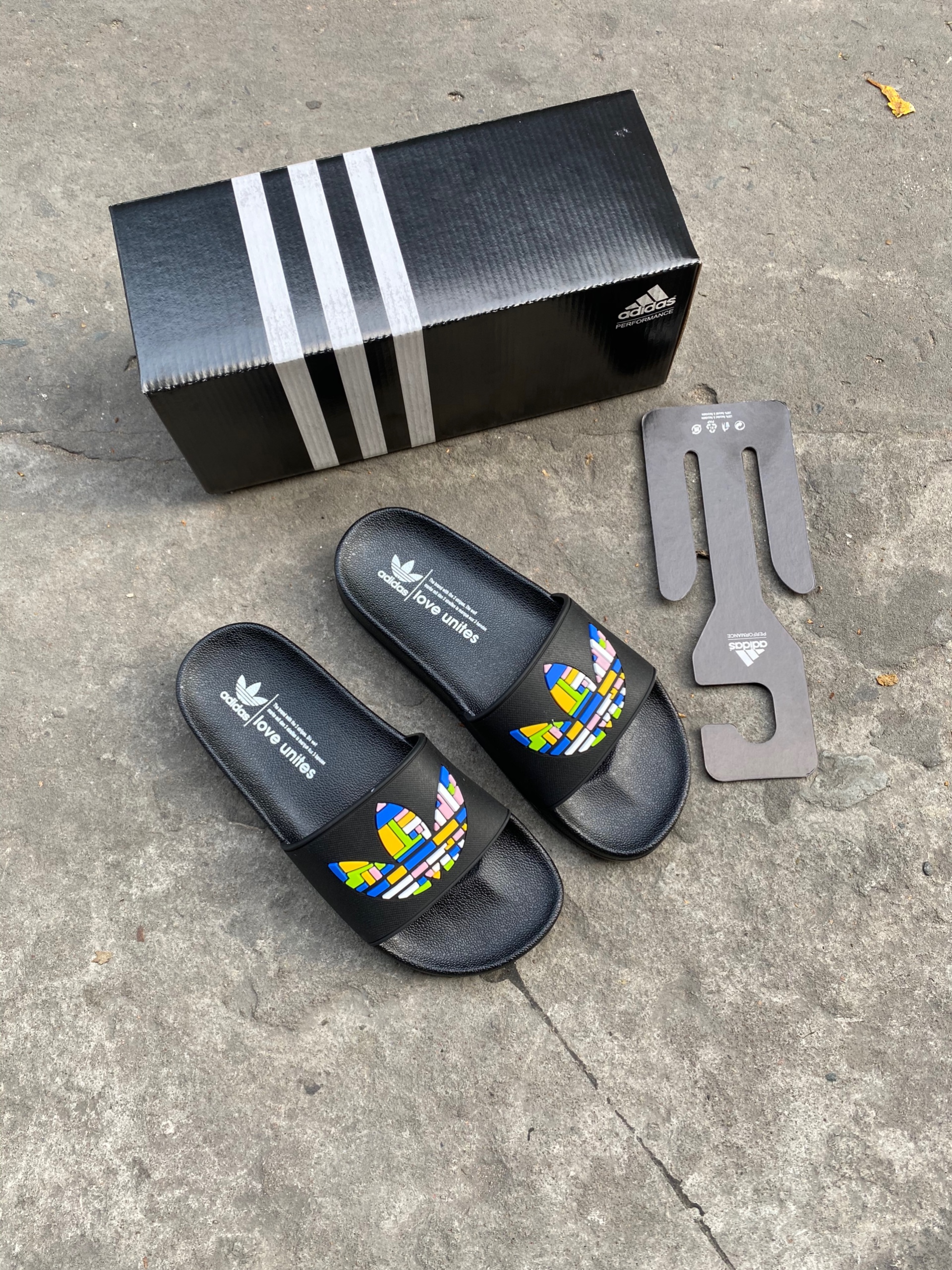 Dép adidas nam PU -không thấm nước