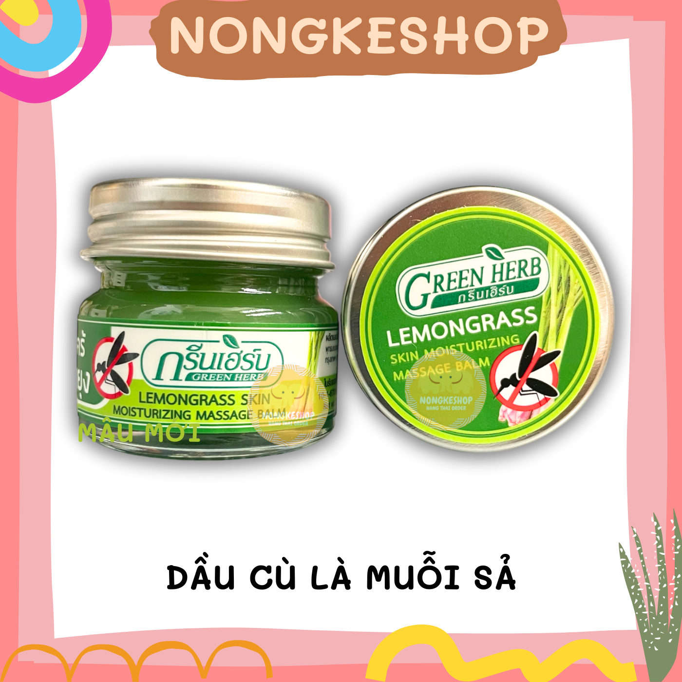 Dầu cù là muỗi sả 30g Thái Lan