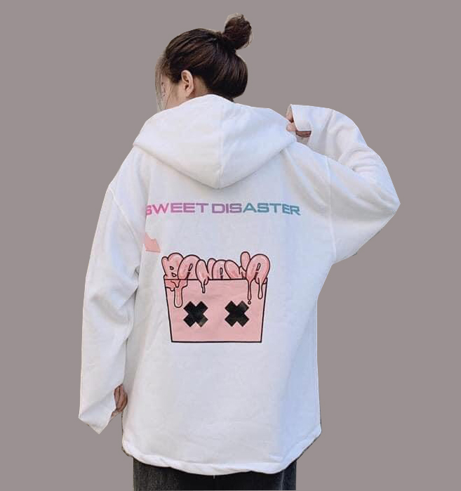 [FREESHIP TOÀN QUỐC] Áo Khoác Nữ Chất Liệu Thun NỈ Ngoại Hoodie form rộng Khóa Dây Kéo