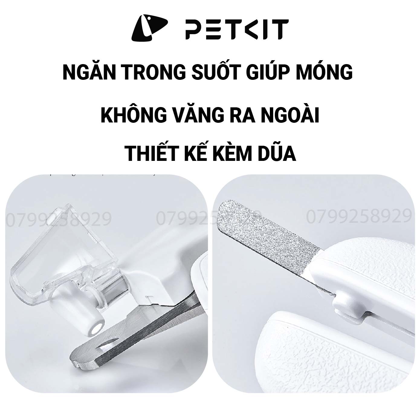 Kìm Bấm Cắt Móng Cho Chó Mèo Petkit Nail Clippers