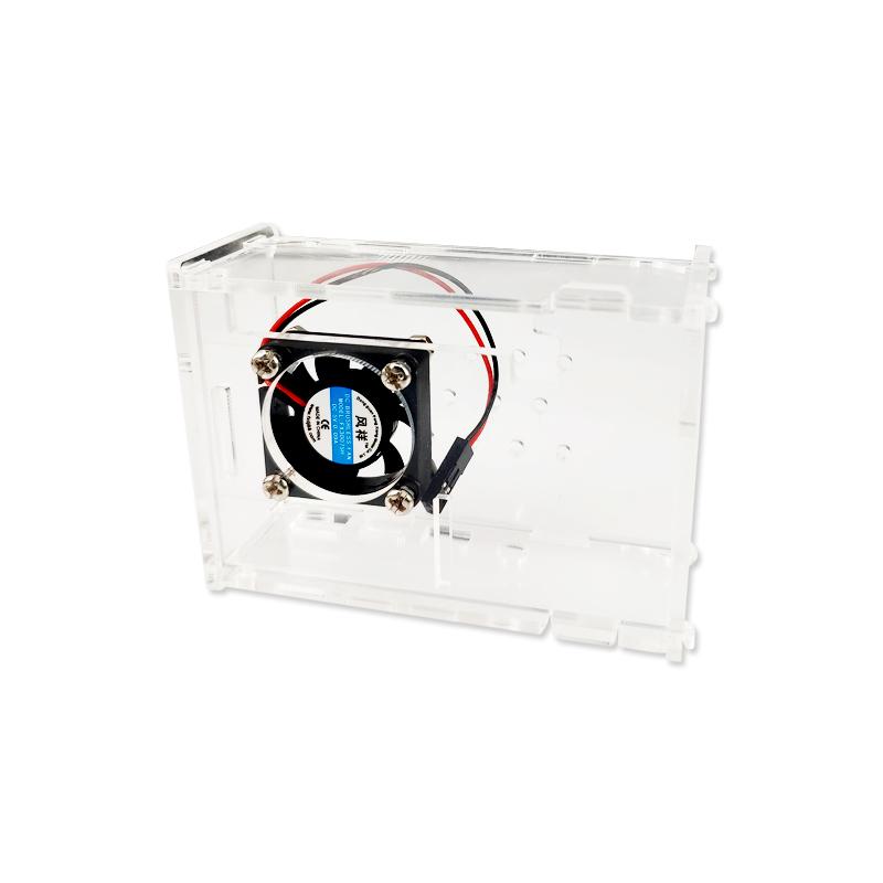 Vỏ Case Mica Cho Raspberry Pi 4 V1 Kèm Quạt tản nhiệt