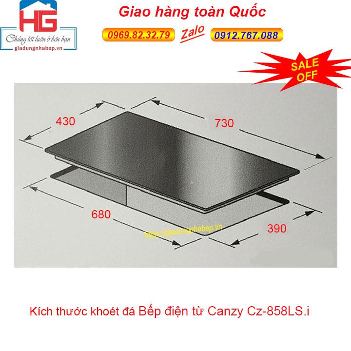 Bếp Điện Từ Đôi Canzy CZ-858-LS.i