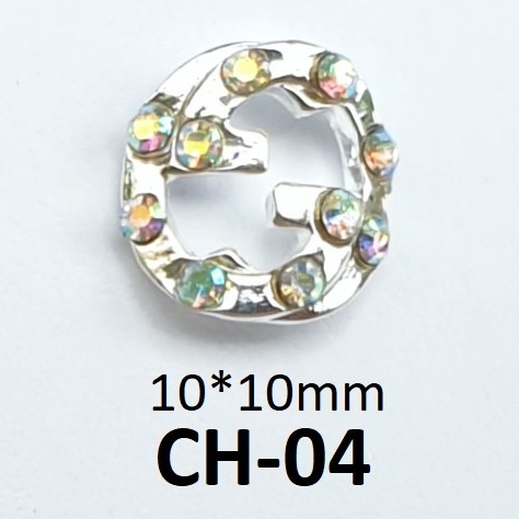 Charm thương hiệu 3D trang trí móng CH BYH008