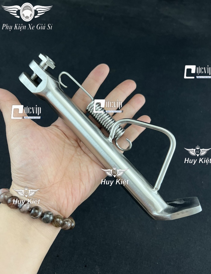 Chân chống nghiêng inox sirius xăng cơ, sirius fi, sirius 50cc, exciter 150, exciter 155, exciter 135, exciter 2008 - 2010 c- ms6331