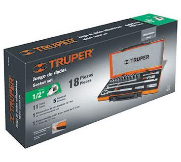 Bộ khẩu 19 chi tiết Truper 13936 (JD-1/2X19M)
