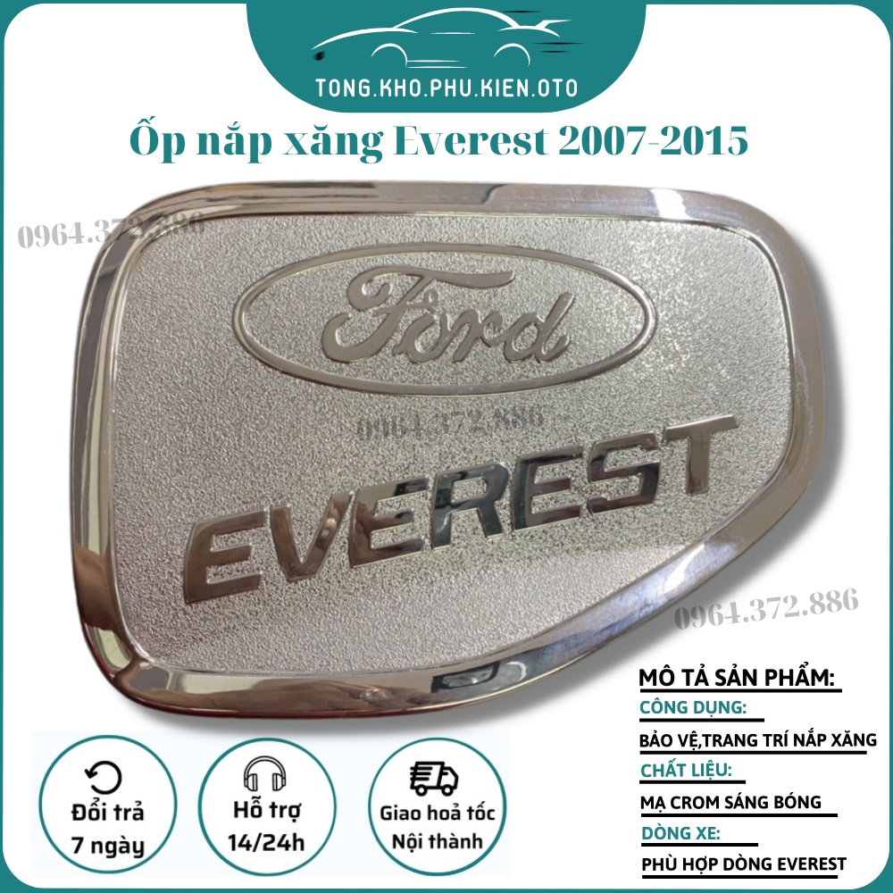 Ốp nắp bình xăng xe ford everest 2007 - 2015