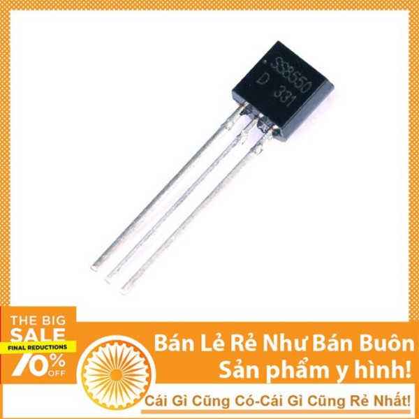 Bảng giá Combo 5 Transistor S8550 TO-92 40V 1.5A PNP Phong Vũ