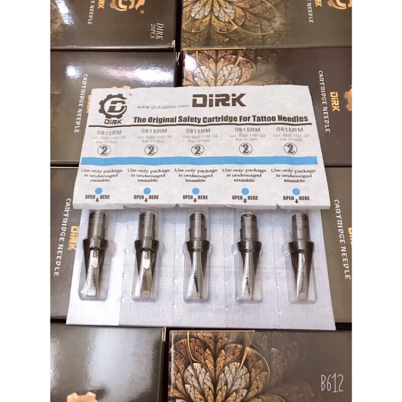 Combo 10 chiếc Kim Máy Pen DIRK màu đen các size