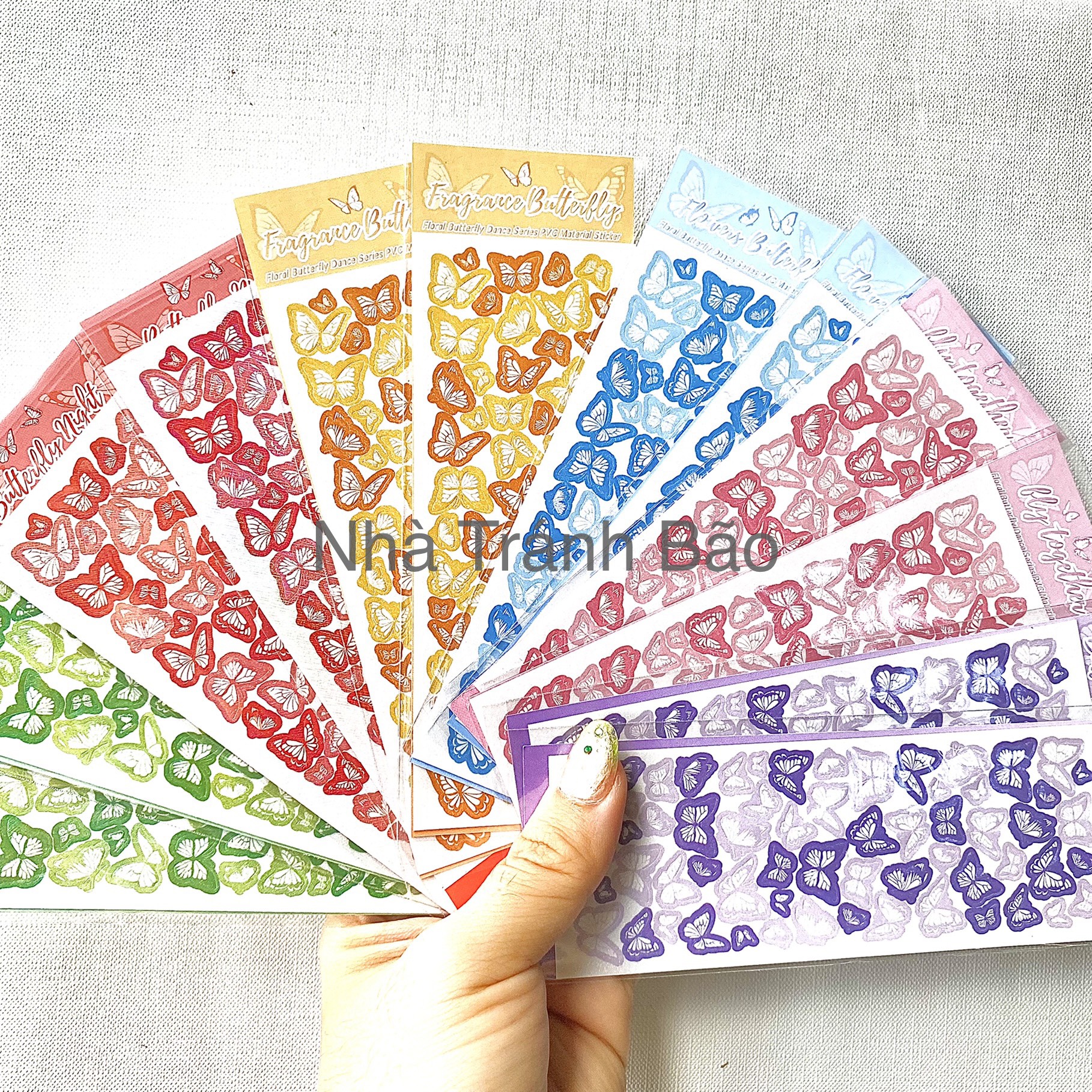 Sticker Trang Trí Toploader hình hoa