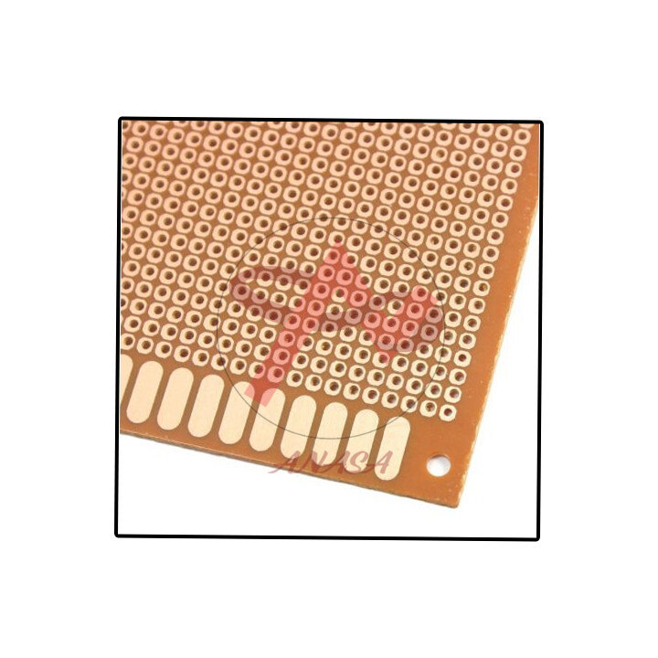 PCB Đục Lỗ 7x9cm 1 Mặt Phủ Vàng Loại Thường