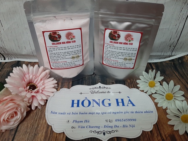Mặt nạ thạch hoa hồng 100gr