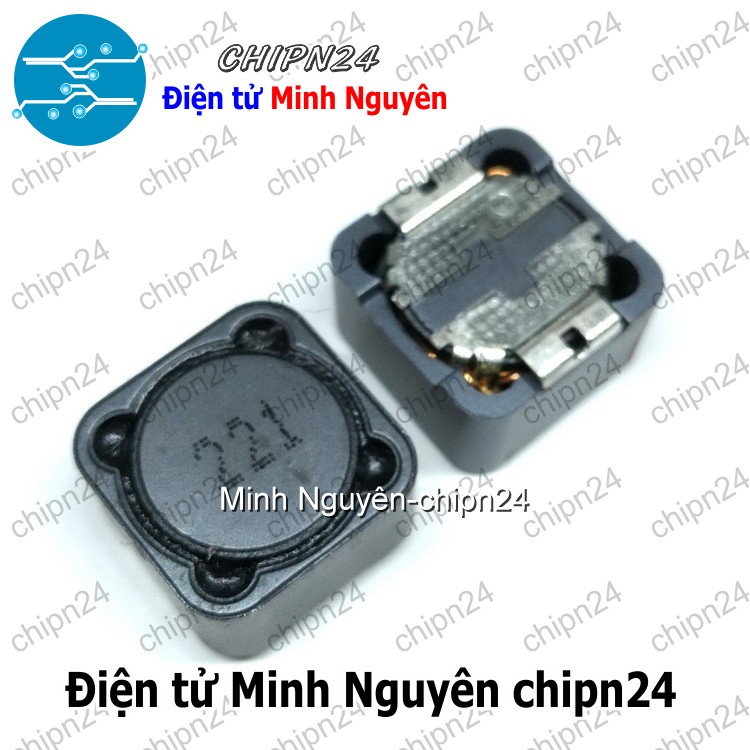 [3 cái] (K218) Cuộn Cảm Dán CD127 (12.5x12.5mm) (1uH/1.5uH/2.2uH/3.3uH/4.7uH/6.8uH/10uH/15uH/22uH) - [Chọn Loại] - HHH.00057