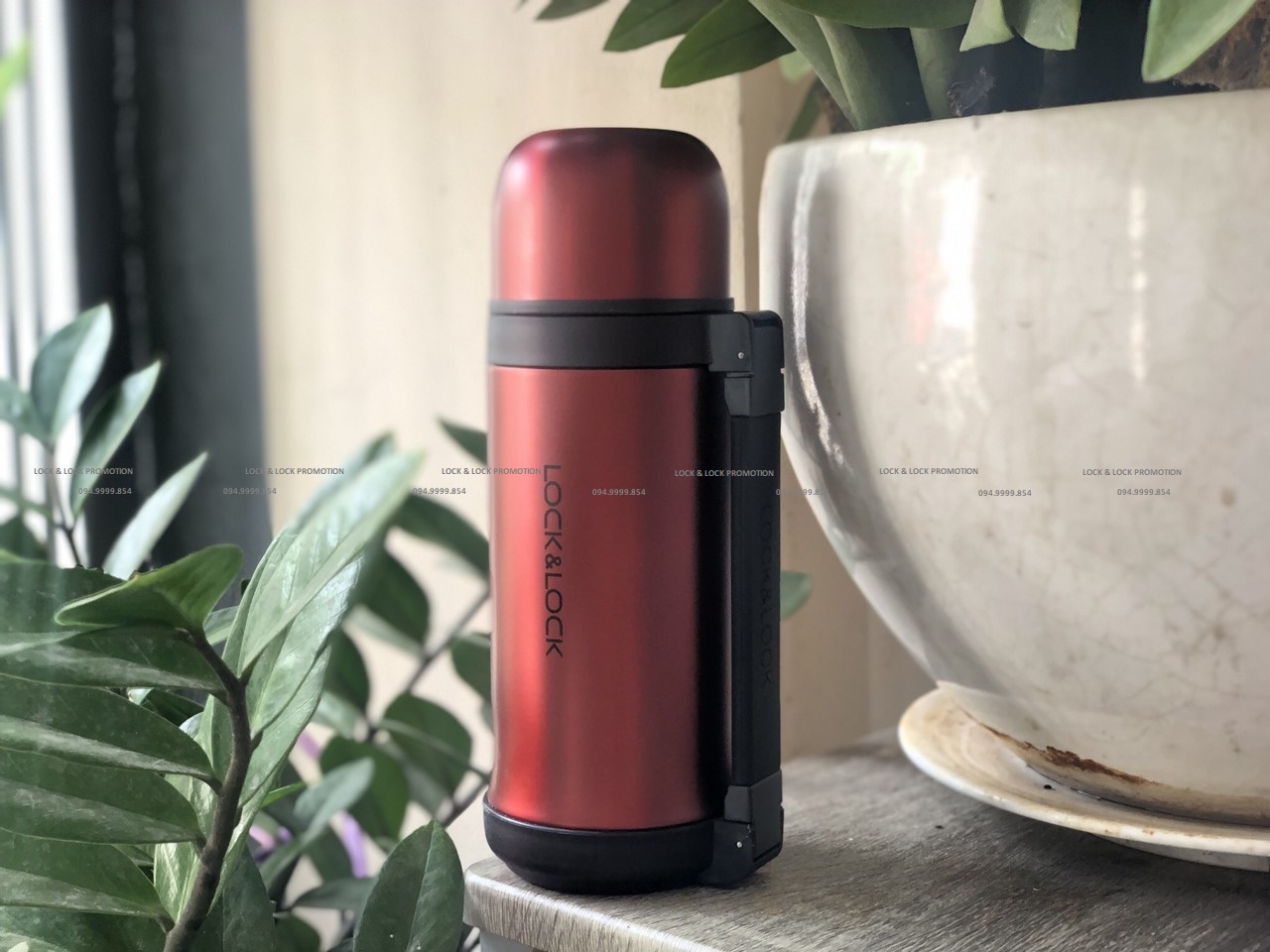 [ Lock&Lock ] Bình Giữ Nhiệt Lock&Lock Soft Handle 500ml Lhc1417