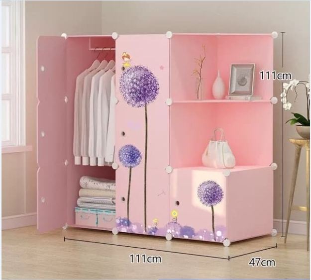 [HCM]Tủ nhựa ghép - 9 ô