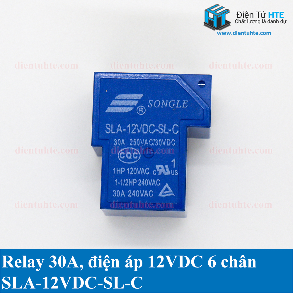 Relay 12V 6 chân 30A SONGLE