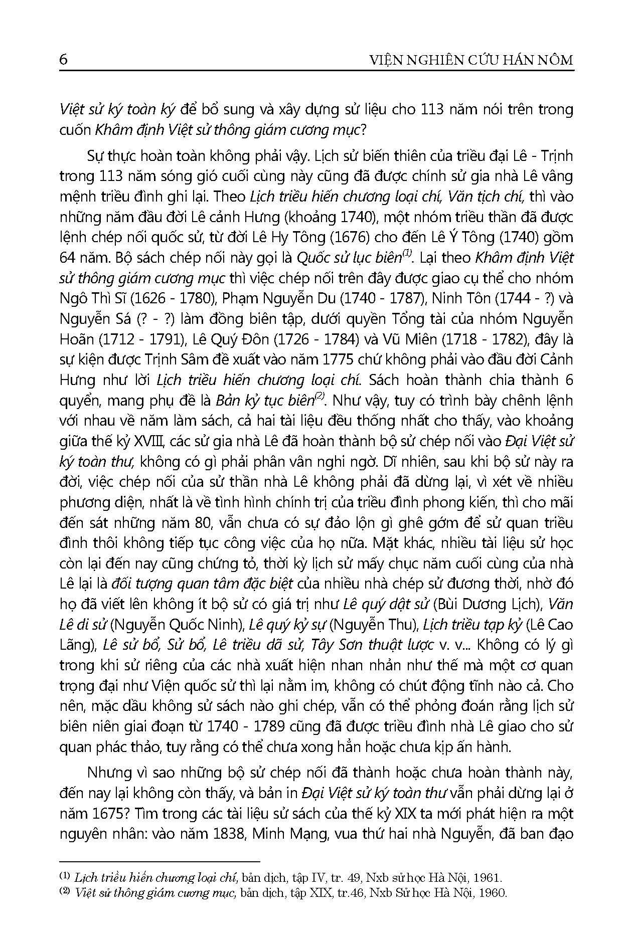 Đại Việt Sử Ký Tục Biên (1676 - 1789);  (Tái Bản Có Bổ Sung, Chỉnh Lý)