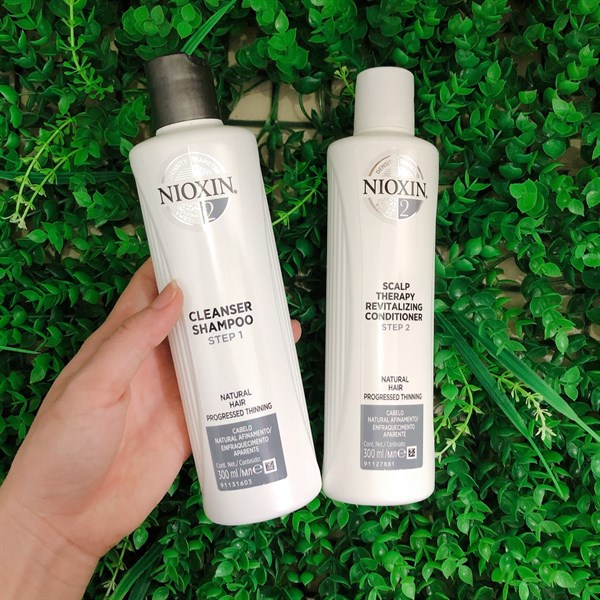 Nioxin 2 Hair Care Set For Natural, Thin And Loose Hair 300mlx2 (USA)- Pair