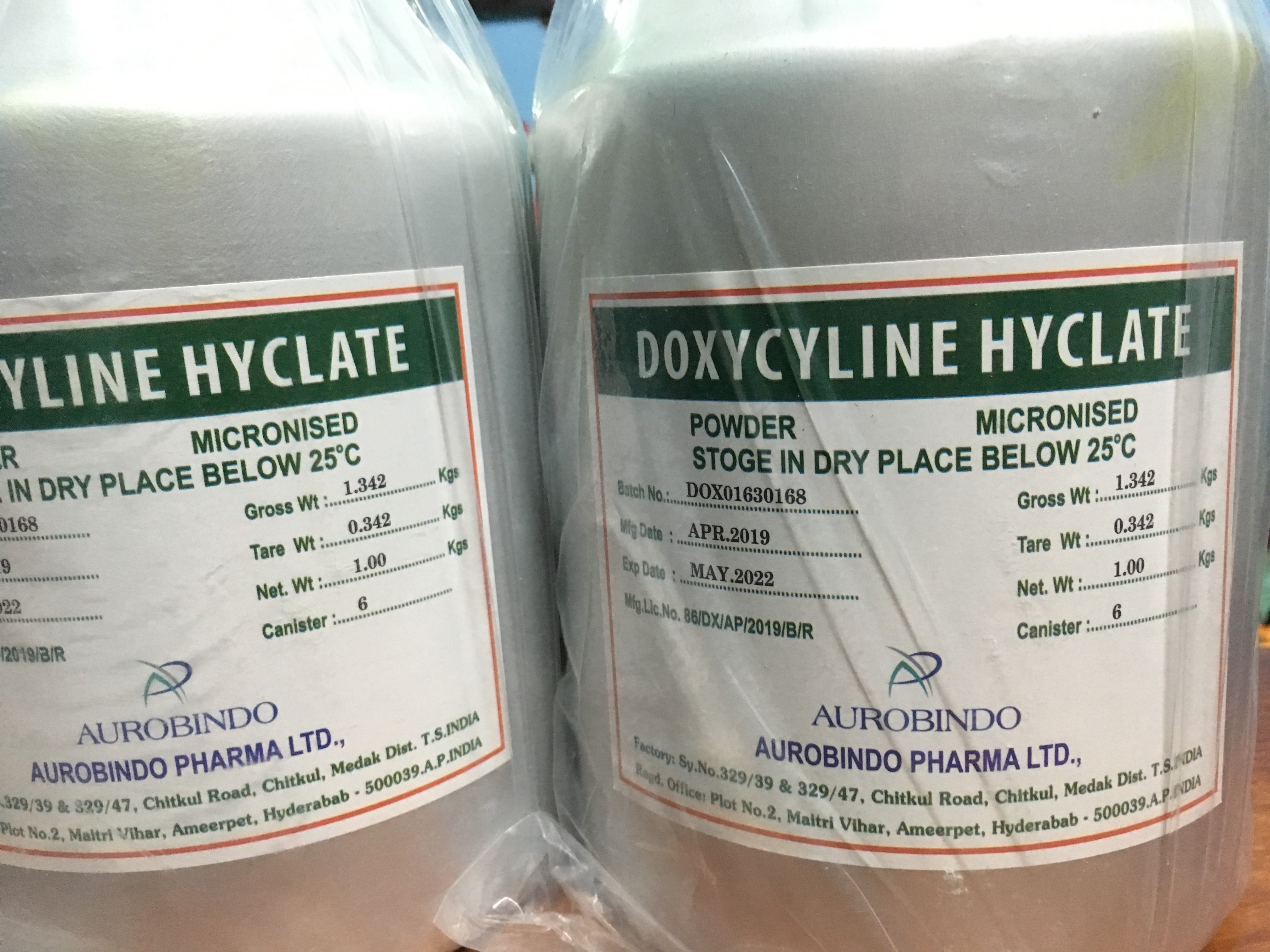 Kháng sinh Doxycycline đặc tri các vấn đề đường ruột trên tôm cá
