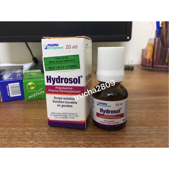 Vitamin hydrosol pháp cho bé