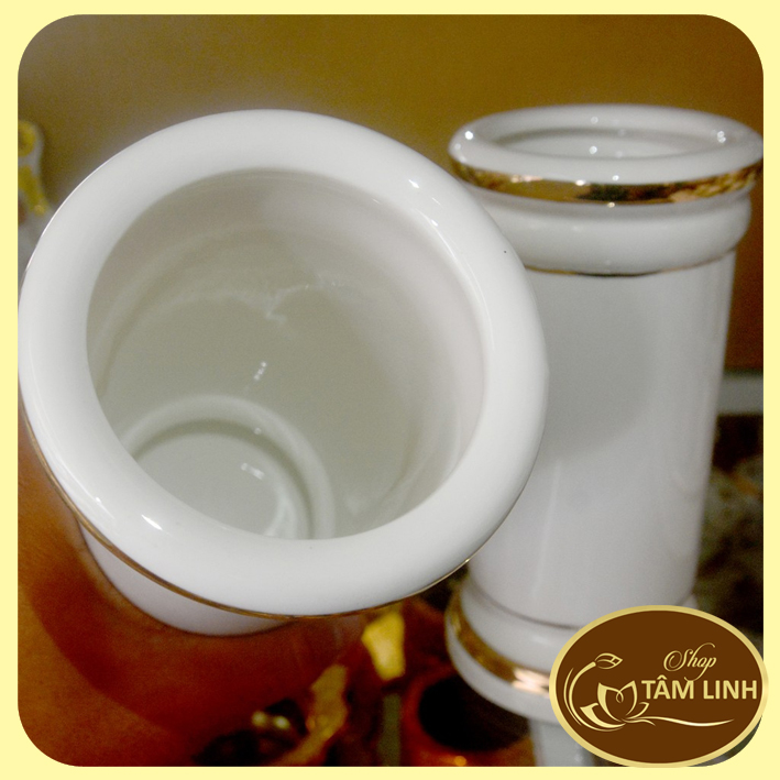 Ống Đựng Nhang Gốm Sứ Cao Cấp