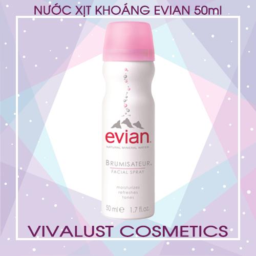 [HCM]NƯỚC XỊT KHOÁNG EVIAN 50ml