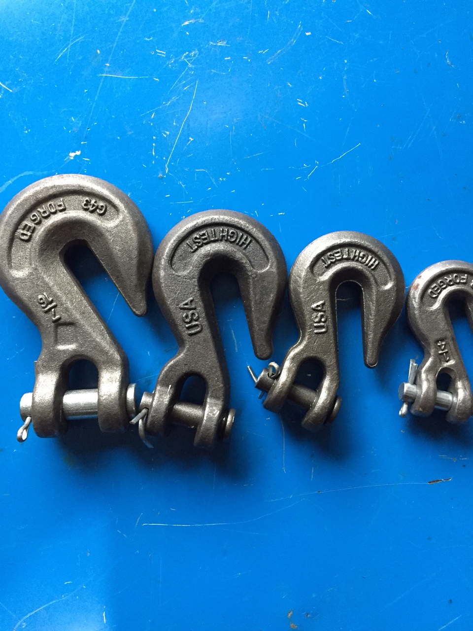 Móc xích cẩu hàng (phi 6, 8,10,12, 14mm), móc xích quại