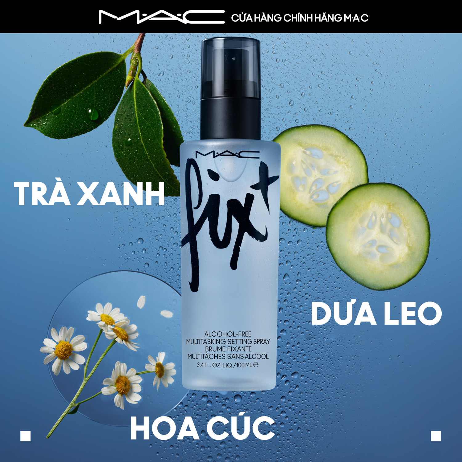 MAC Fix+ Multitasking Setting Spray | Alcohol-Free, Makeup Spray |30ml, 100ml
