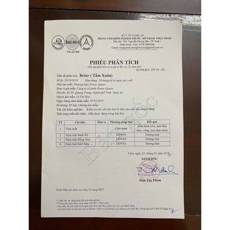 Viên Đặt Thảo Mộc Briar PK - Chính Hãng