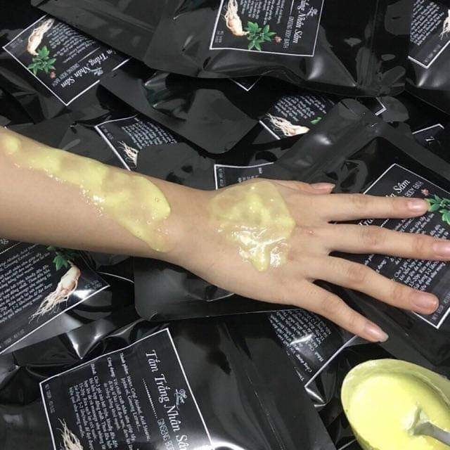 (Combo 5 Gói) Tắm Trắng Nhân Sâm Đen Ginseng