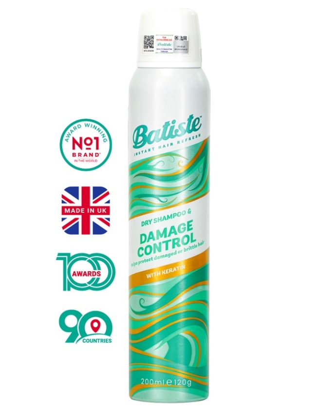 Dầu gội khô Batiste Dry Shampoo 200ml