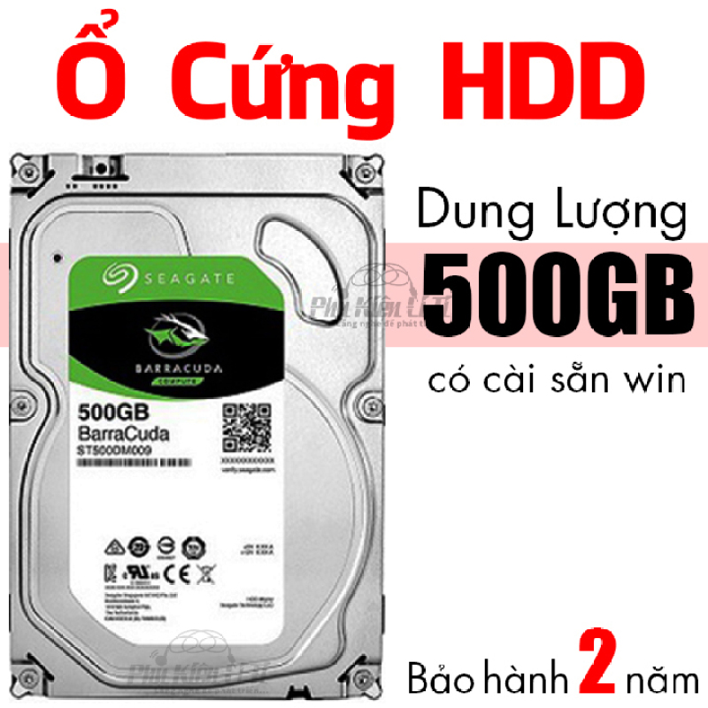 Bảng giá [HCM]Ổ cứng HDD Máy tính Chuyên camera 500 GB Cài sẵn hệ điều hành Bảo Hành 2 Năm Phong Vũ