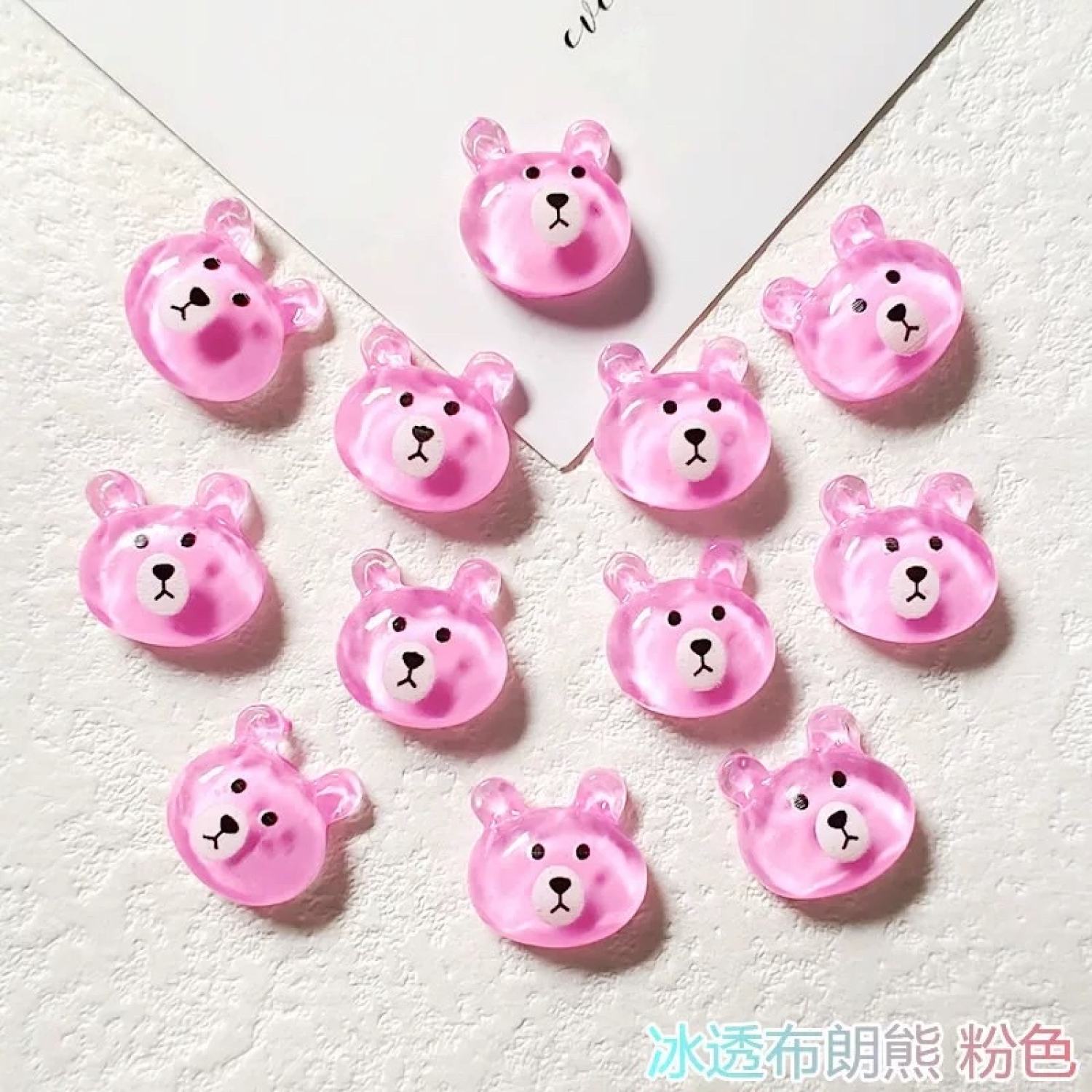 [500 mẫu Charm 1k] Charm Gấu, Thỏ nhiều mẫu trang trí móng nail