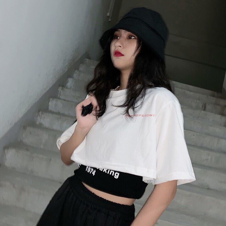 Áo croptop hai món cực xinh 1974