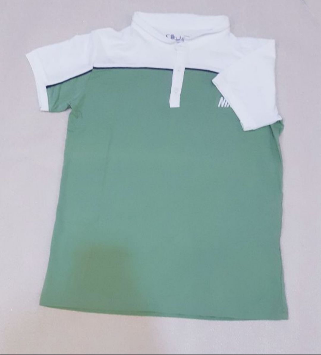Áo thun có cổ cho bé trai size đại