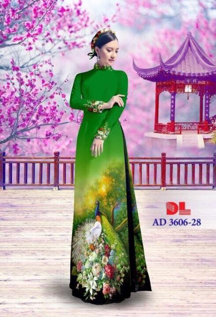 [HCM]Vải áo dài con công