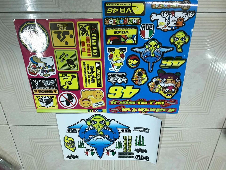 [HCM]2 SÉT TEM WARIO CHU THÁI VÀ SÉT TEM ĐỪNG SỜ VÀO XE CỦA TAO TẶNG TEM DÁN NÓN CÁ MẬP