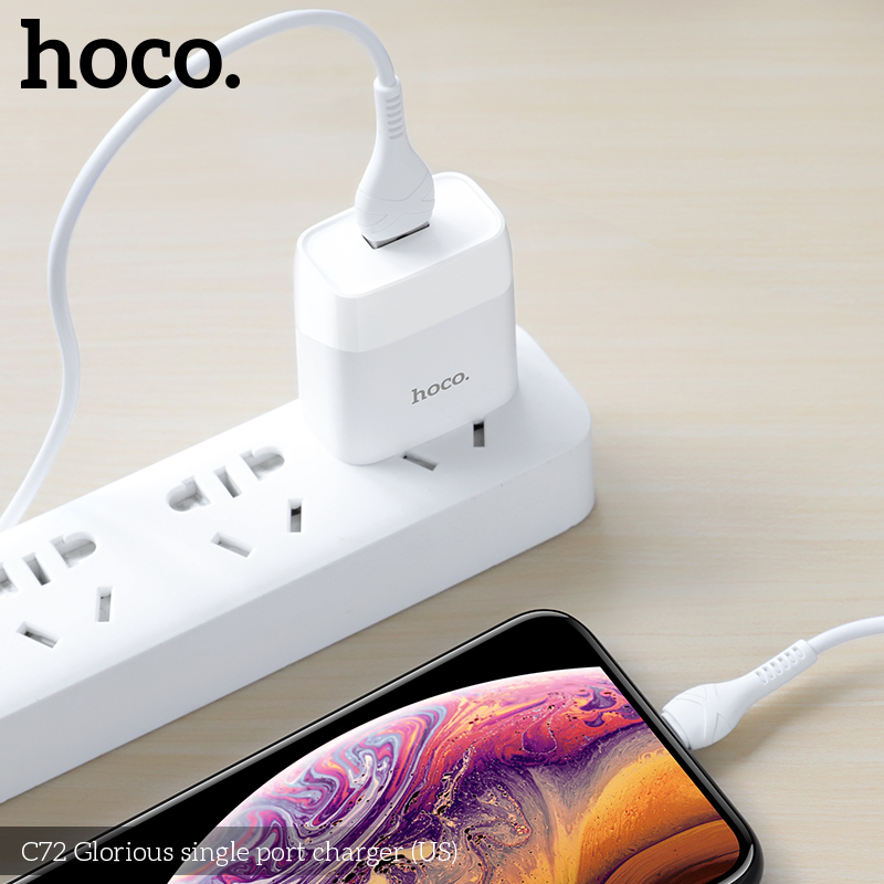 Cốc sạc Hoco C72 2.1A