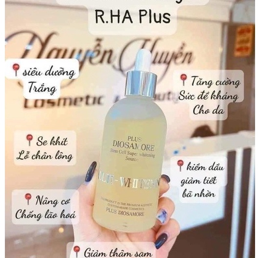 Tinh Chất Tế Bào Gốc Siêu Trắng Da Plus Laksmira 100ml
