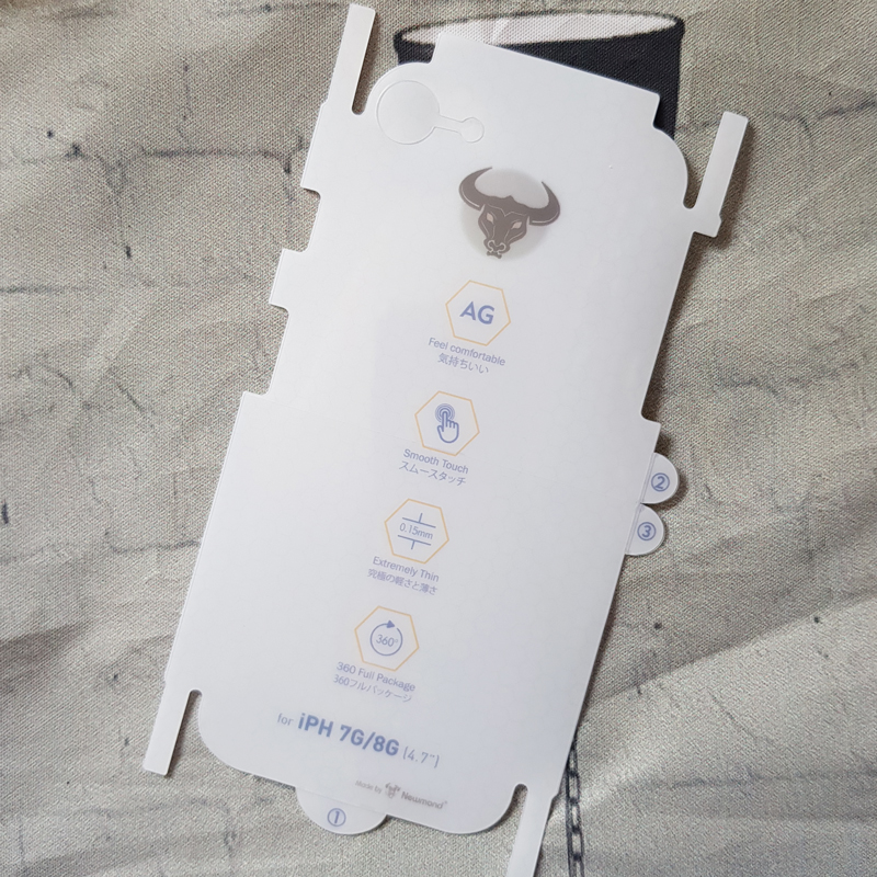Dán mặt sau ppf iphone 7g/8g nhám chống vân tay cao cấp