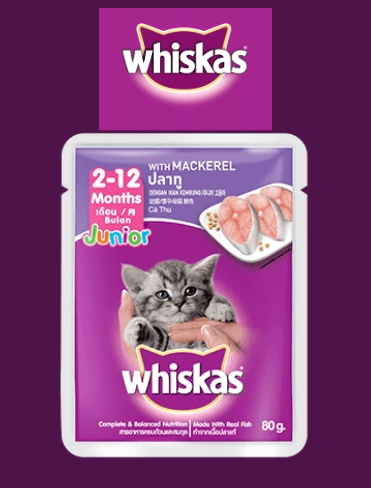 Pate whiskas dạng gói cho mèo