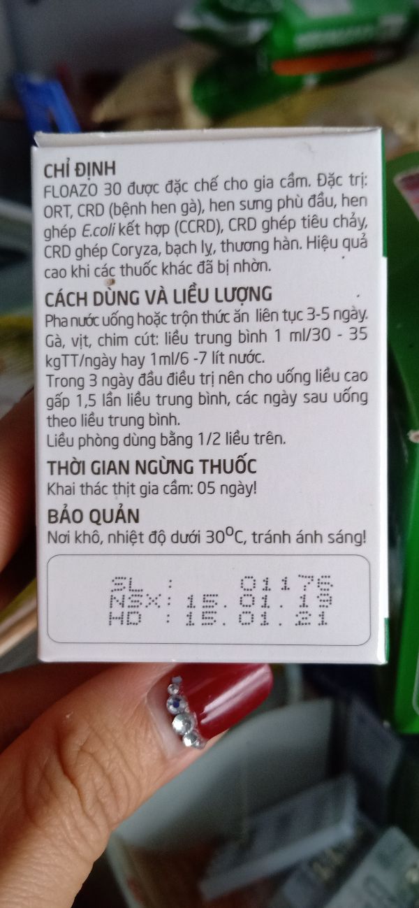 Floazo 30 Hen khẹc, ORT, CRD Cho Gà Đá Gà Chọi - 128