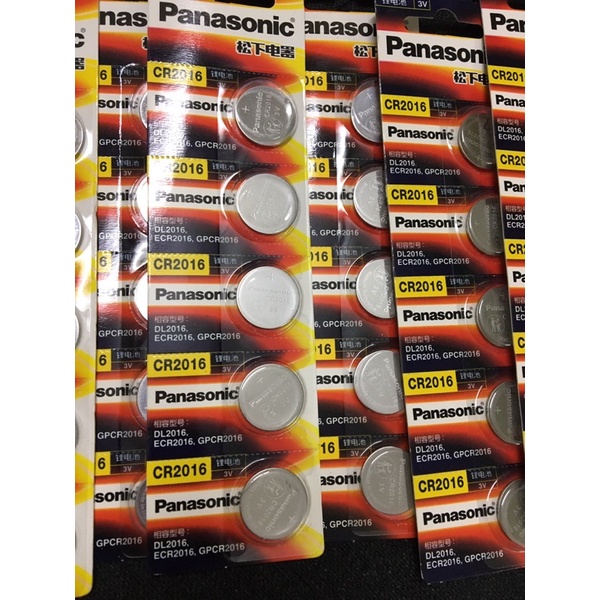 Vỉ 5 pin CR2016 Panasonic 3v