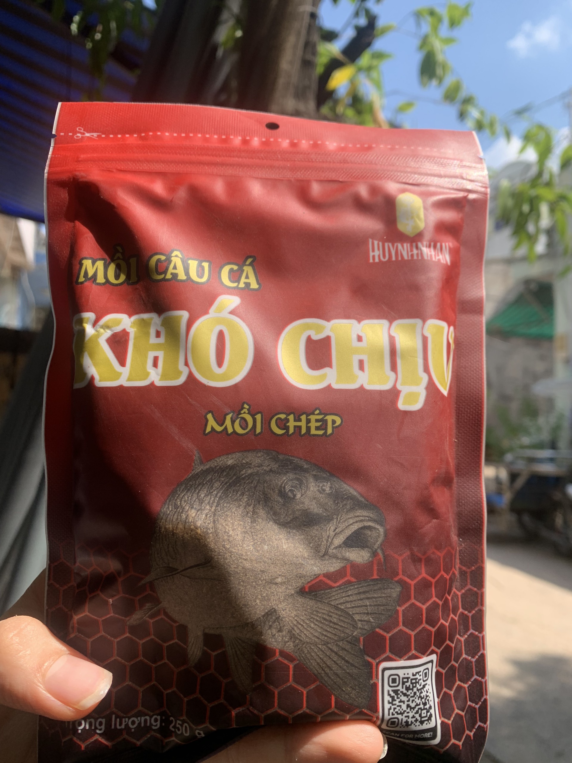 Mồi câu cá Khó Chịu đỏ ( Combo 4 gói ) -DUYFISHING
