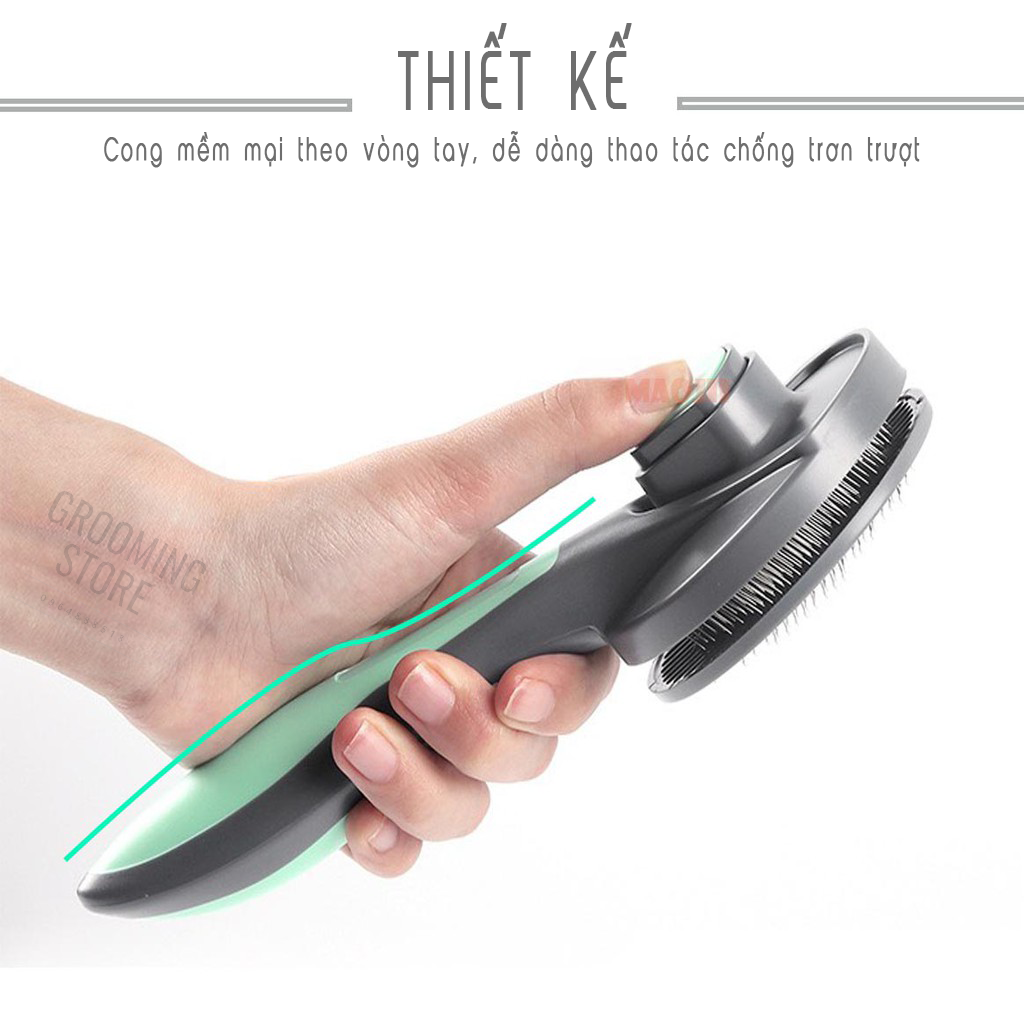 (T9) Lược chải lông chó mèo - Lược chải phồng